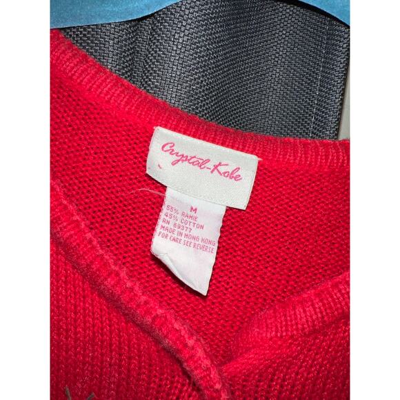 Ugly Christmas Sweater Cardigan Xmas Size Medium - Picture 2 of 3